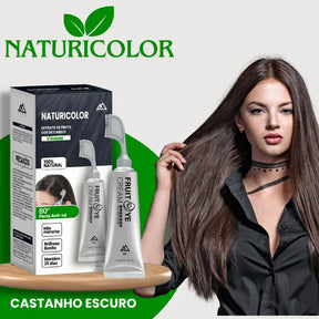 Tinta de Cabelo Vegetal Sem Amônia NaturiColor + Pente de Brinde