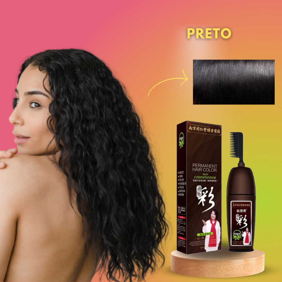 Tinta de Cabelo BellaCor+ Pente de Brinde (TODAS AS CORES)