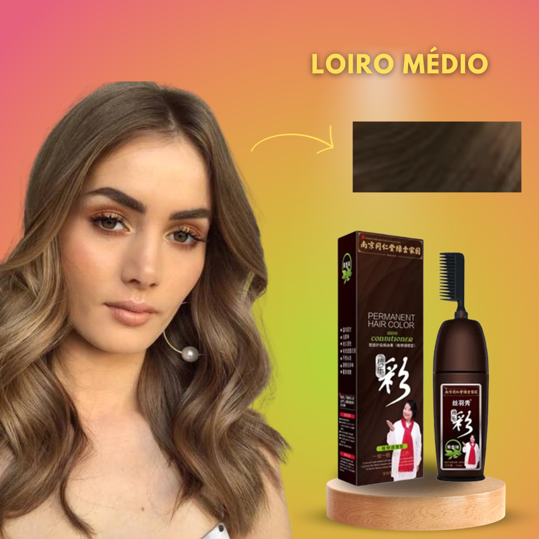 Tinta de Cabelo BellaCor+ Pente de Brinde (TODAS AS CORES)