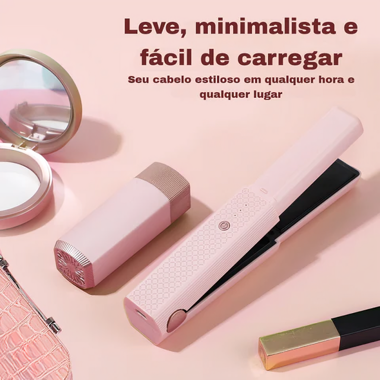 Prancha Modeladora Portátil - Cabelos Perfeitos em Qualquer Lugar