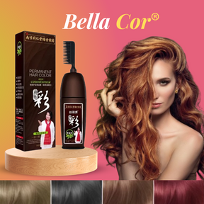 Tinta de Cabelo BellaCor+ Pente de Brinde (TODAS AS CORES)