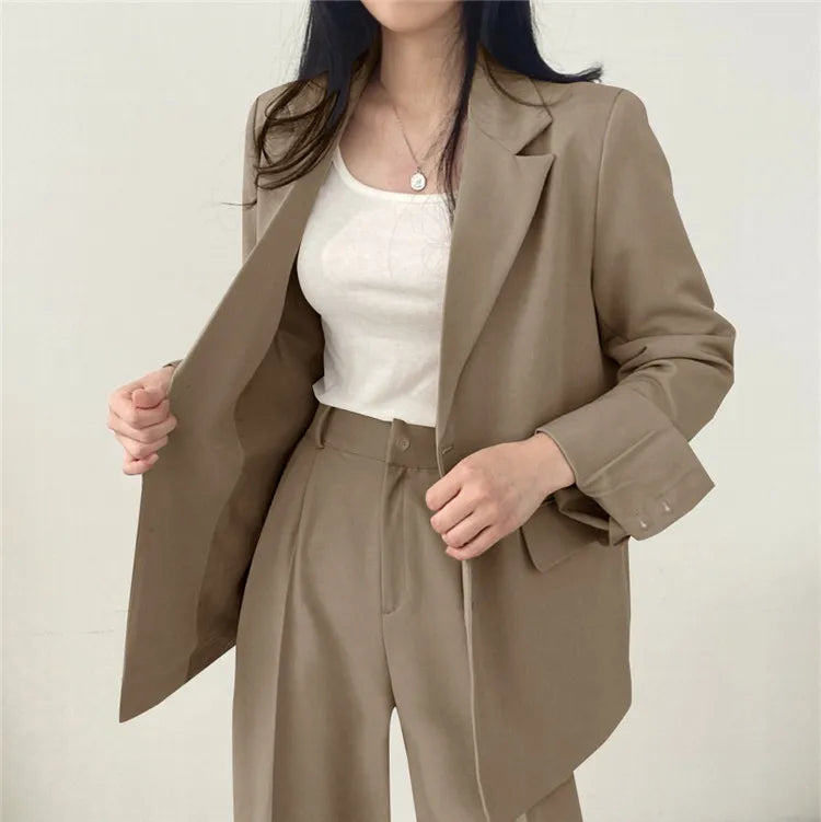 Conjunto Feminino Blazer e Calça Social