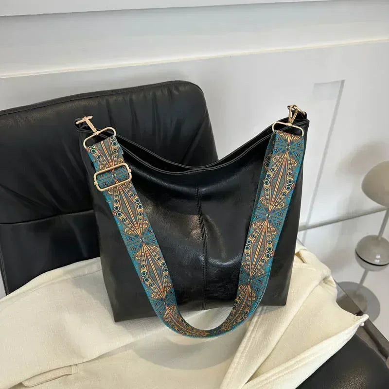 Bolsa Feminina de Couro Vintage