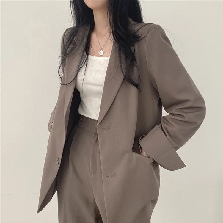 Conjunto Feminino Blazer e Calça Social