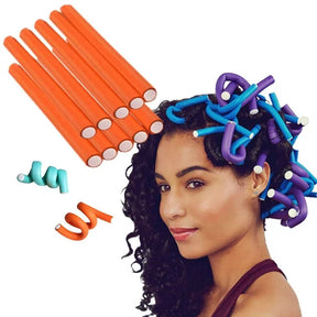 Rolos de Cabelo Cachos Perfeitos - Cabelos Modelados com Facilidade