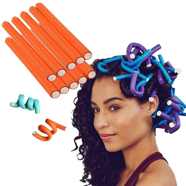 Rolos de Cabelo Cachos Perfeitos - Cabelos Modelados com Facilidade