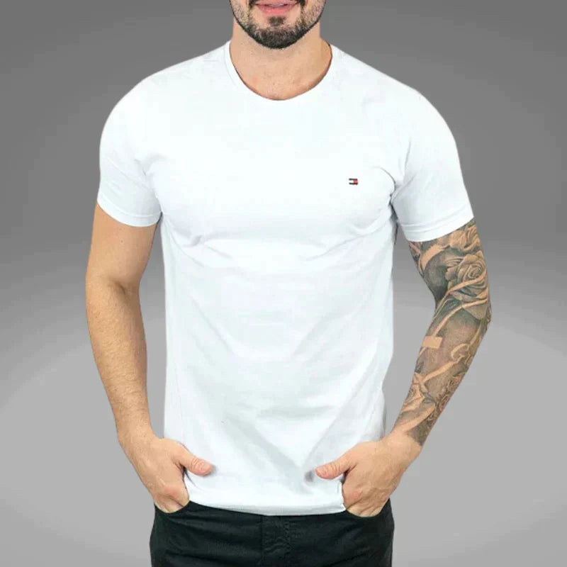 Kit 5 Camisetas  casual basicas Tommy - Pague 1 e Leve 5 - ÚLTIMAS UNIDADES