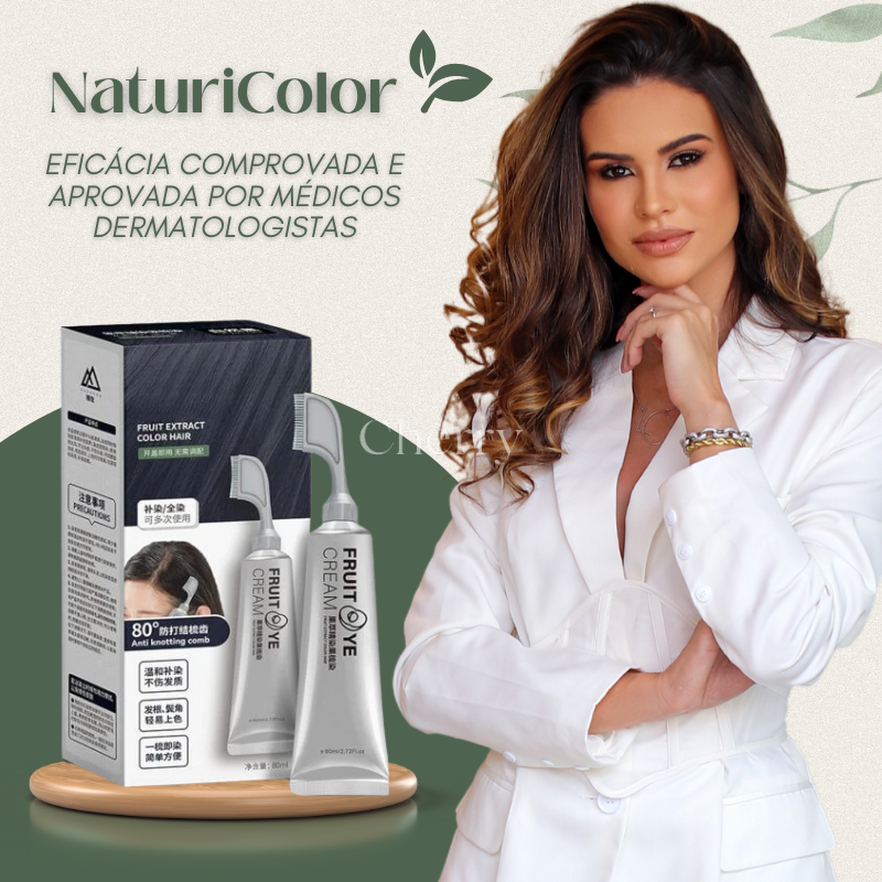 Tinta de Cabelo NaturiColor + Pente de Brinde